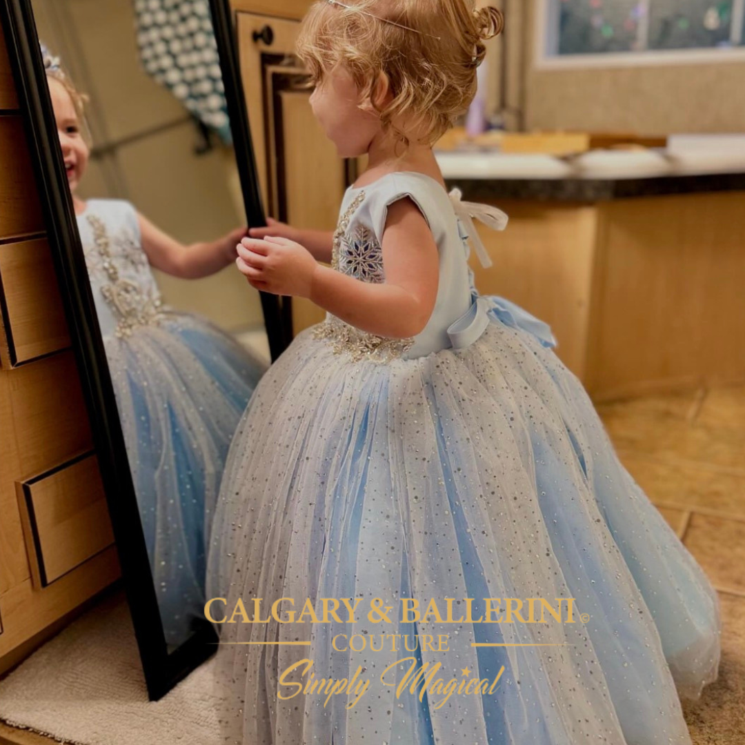 Luxury Elsa dress for girls, perfect for birthdays