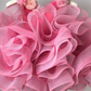 luxury couture pink party dress for baby girl