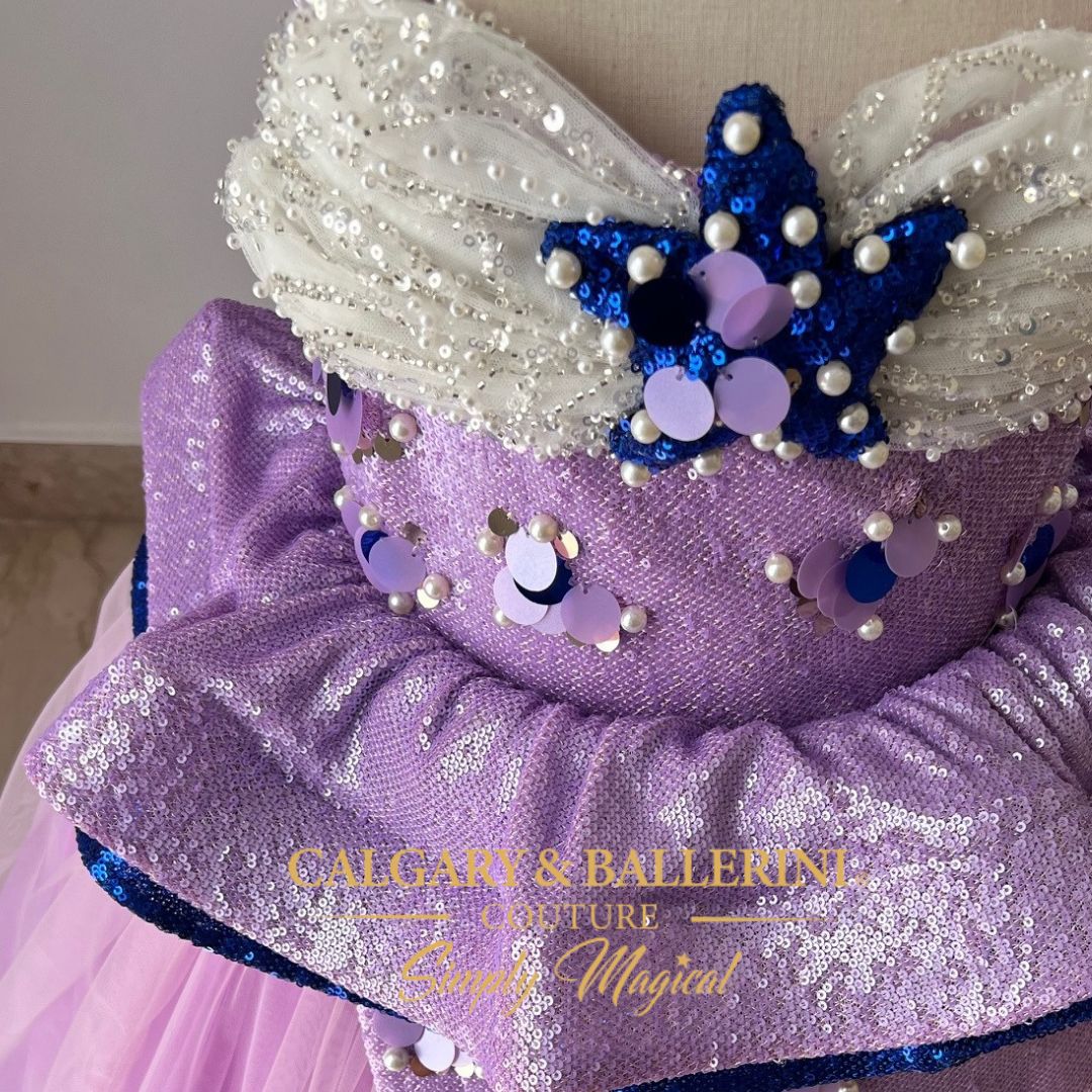 Magical Mermaid Purple Tail and Fairy Dust