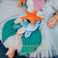 Mermaid Dress Starfish and Tail Kids Costume