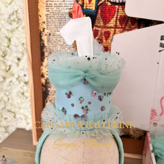 Mermaid Starfish Wand, Party Hat and Birthday Cake Bundle