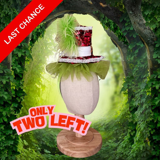 Holly Jingle Designer Kids Top Hat | $250 Couture Accessory | Calgary & Ballerini