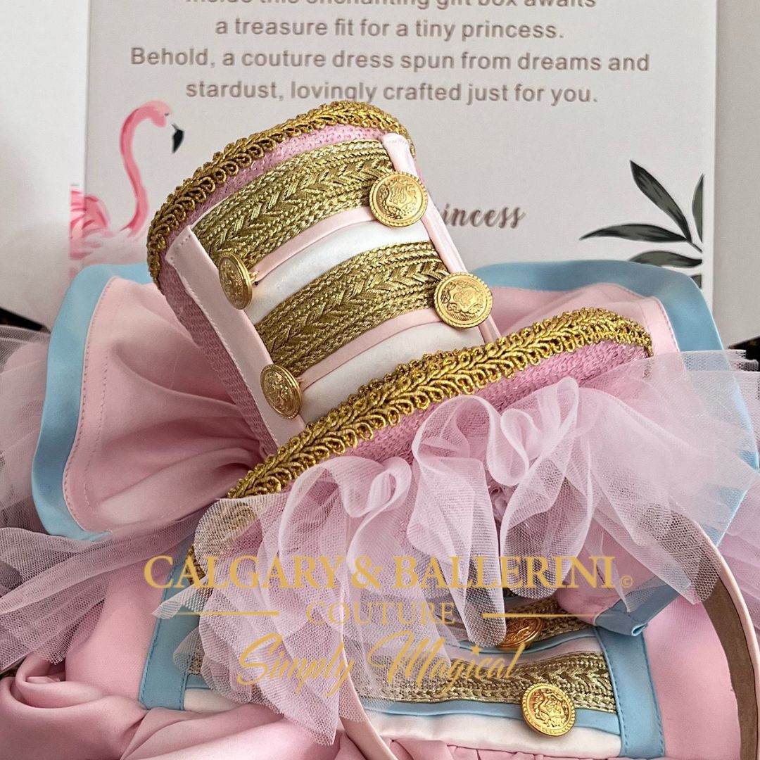 Kids Party Hat | Pink Nutcracker Luxury Top Hat (One Size)