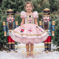 Bespoke Nutcracker Pink Princess Dress Girls