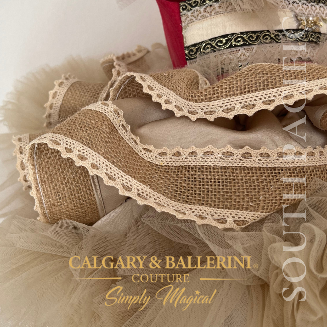 Order bespoke luxury matching dresses for luau birthday party ideas, artisan hand-quilted toddler princess dress and matching mommy gown.