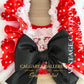 order birthday party minnie mouse outfit toddler Minnie-themed birthday dress with matching accessories