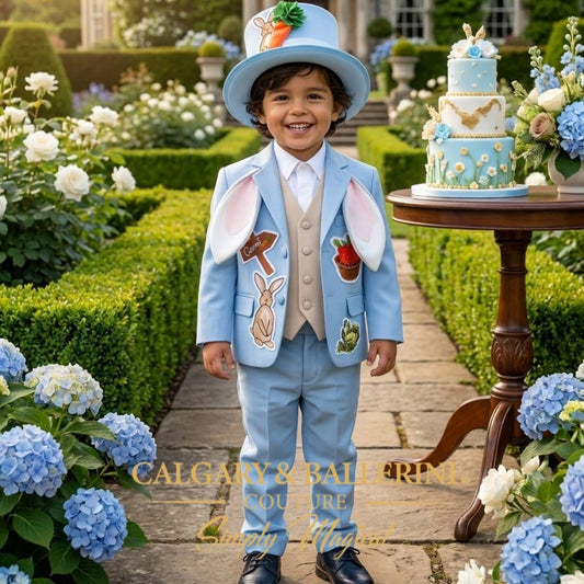 Boys "English Garden Rabbit" Royal Suit
