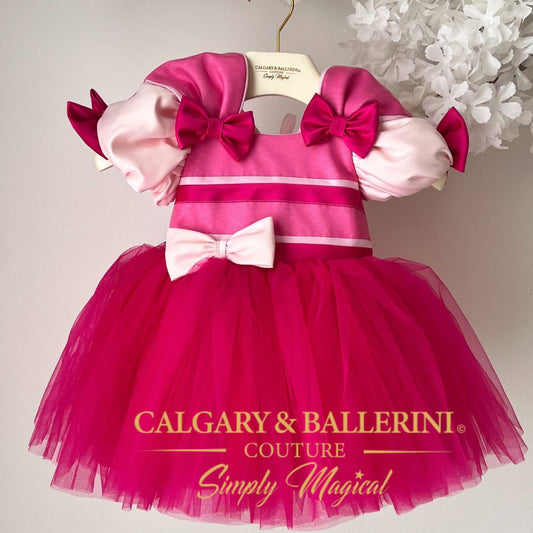 Fuchsia: "Piglet" Storybook Dress