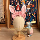 Easter Bunny Ears with Pink Bows