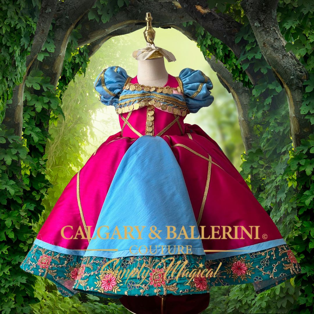 Pink Arabian Princess Heirloom Kids Couture Ensemble Age 1–10