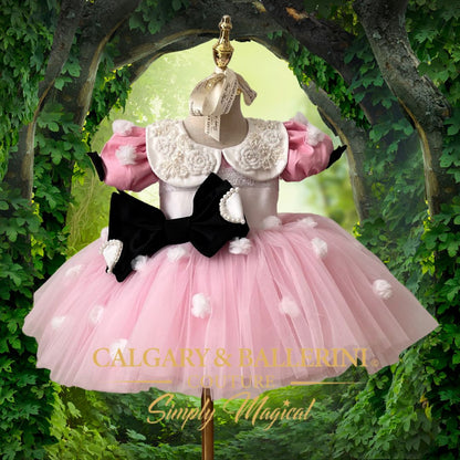 First Birthday Baby Girl Dress "Magnificent Mouse" Pink Outfit | $550 | Calgary and Ballerini
