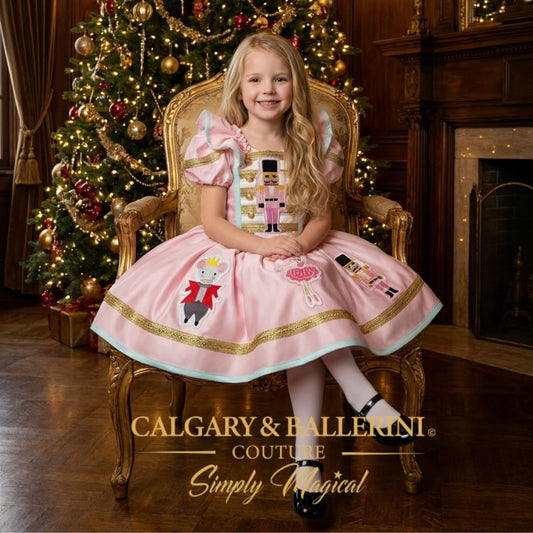 Couture Girls Bespoke Nutcracker Pink Princess Dress