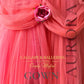 pink princess birthday dress 
