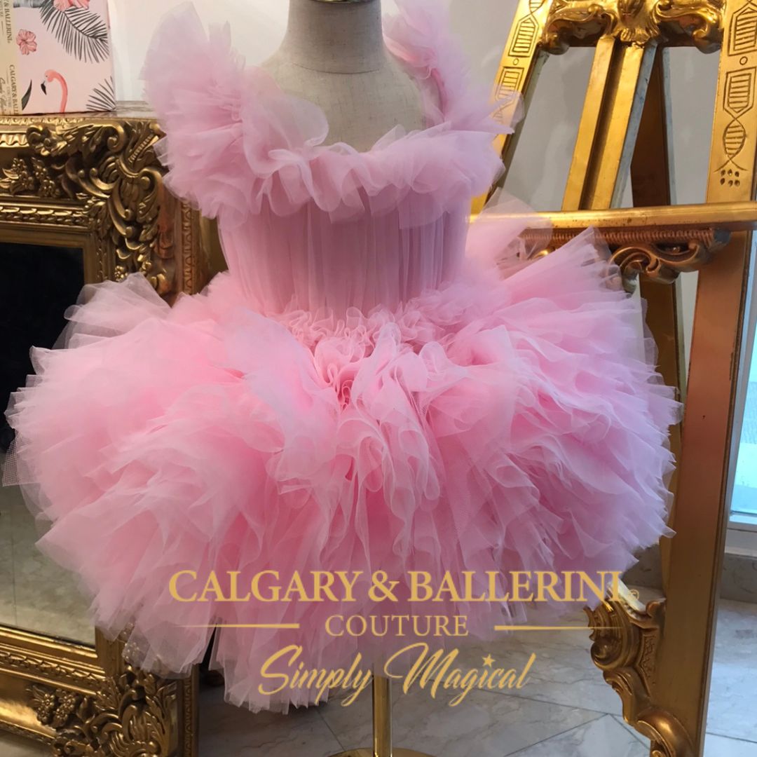 Pink Puffy Birthday Dress