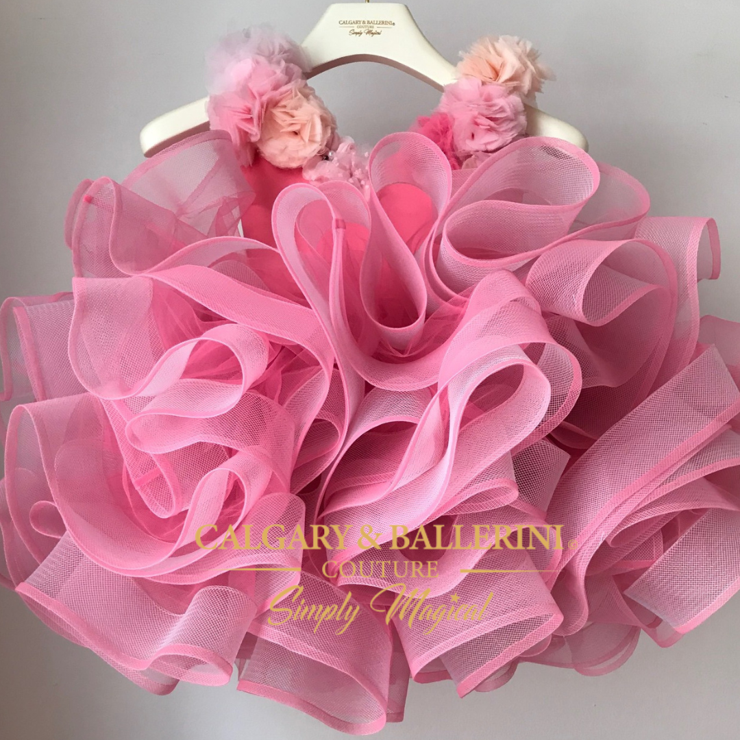 Pink Baby Doll Dress Birthday Outfit