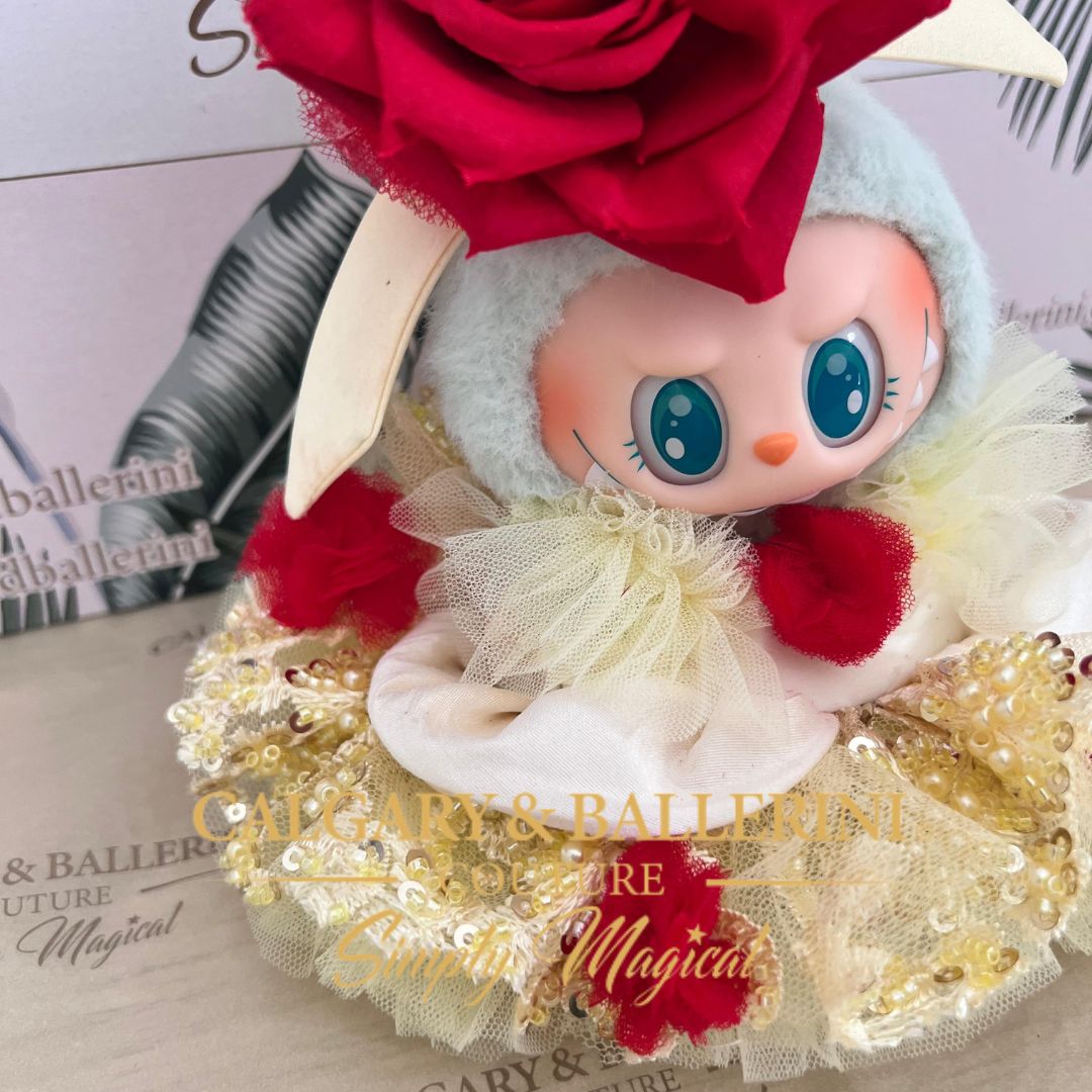 $250 PHENOMENAL Doll Runway Princess Gown for Labubu Beauty and the Beast