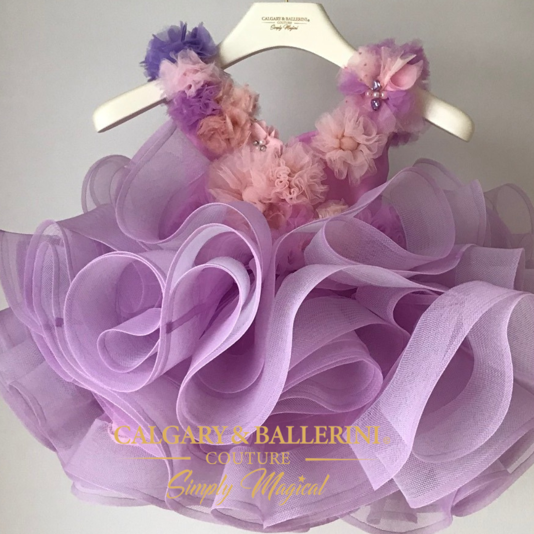 purple baby doll dress