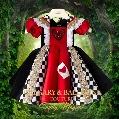 Queen of Hearts Haute Couture Baby (Ages 1–3 yrs) | Kids Costume $1850