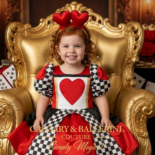 Baby Queen of Hearts Dress "Red Heart"