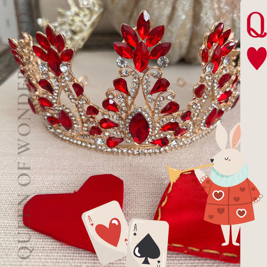Queen Royal Hearts Crown Alice's Adventures in Wonderland