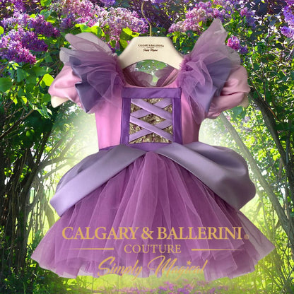 Rapunzel Tower Fantasy Kids Couture Fairytale Gown