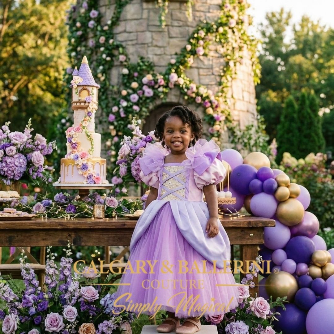 Rapunzel birthday dress 