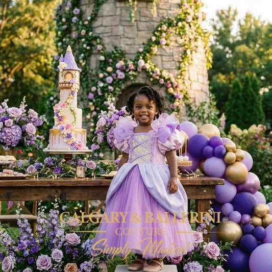 Rapunzel Dress Baby Girls