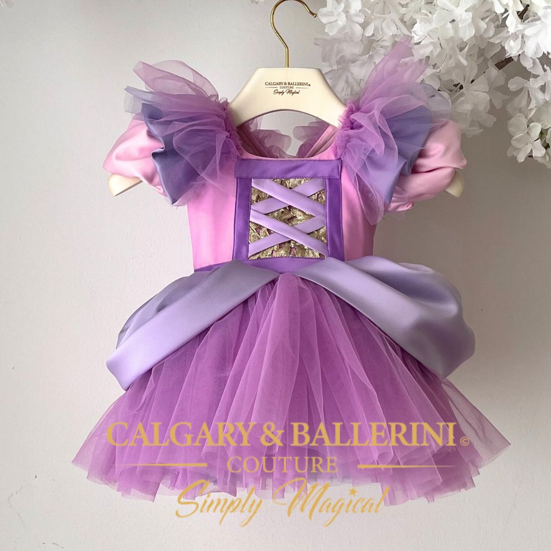 Rapunzel Tower Fantasy Kids Couture Fairytale Gown