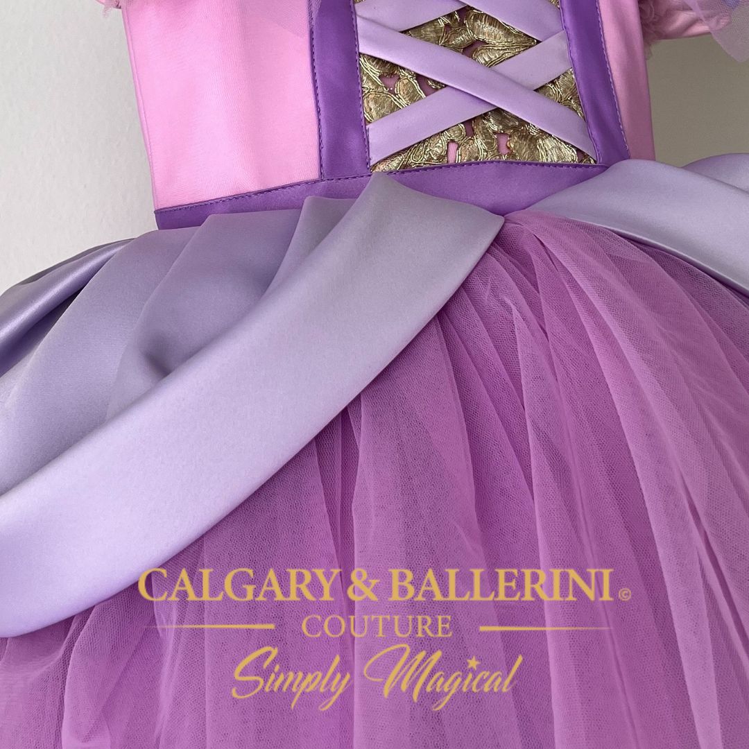 Rapunzel Tower Fantasy Kids Couture Fairytale Gown