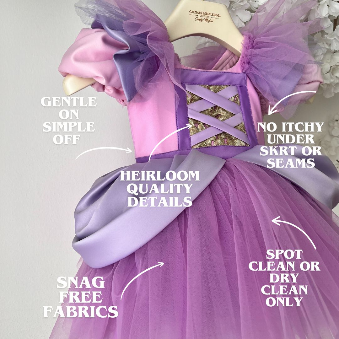 Rapunzel Tower Fantasy Kids Couture Fairytale Gown