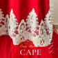 Red cape for princess dress-up and special occasions
