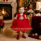 Red Princess Dress Baby Girls