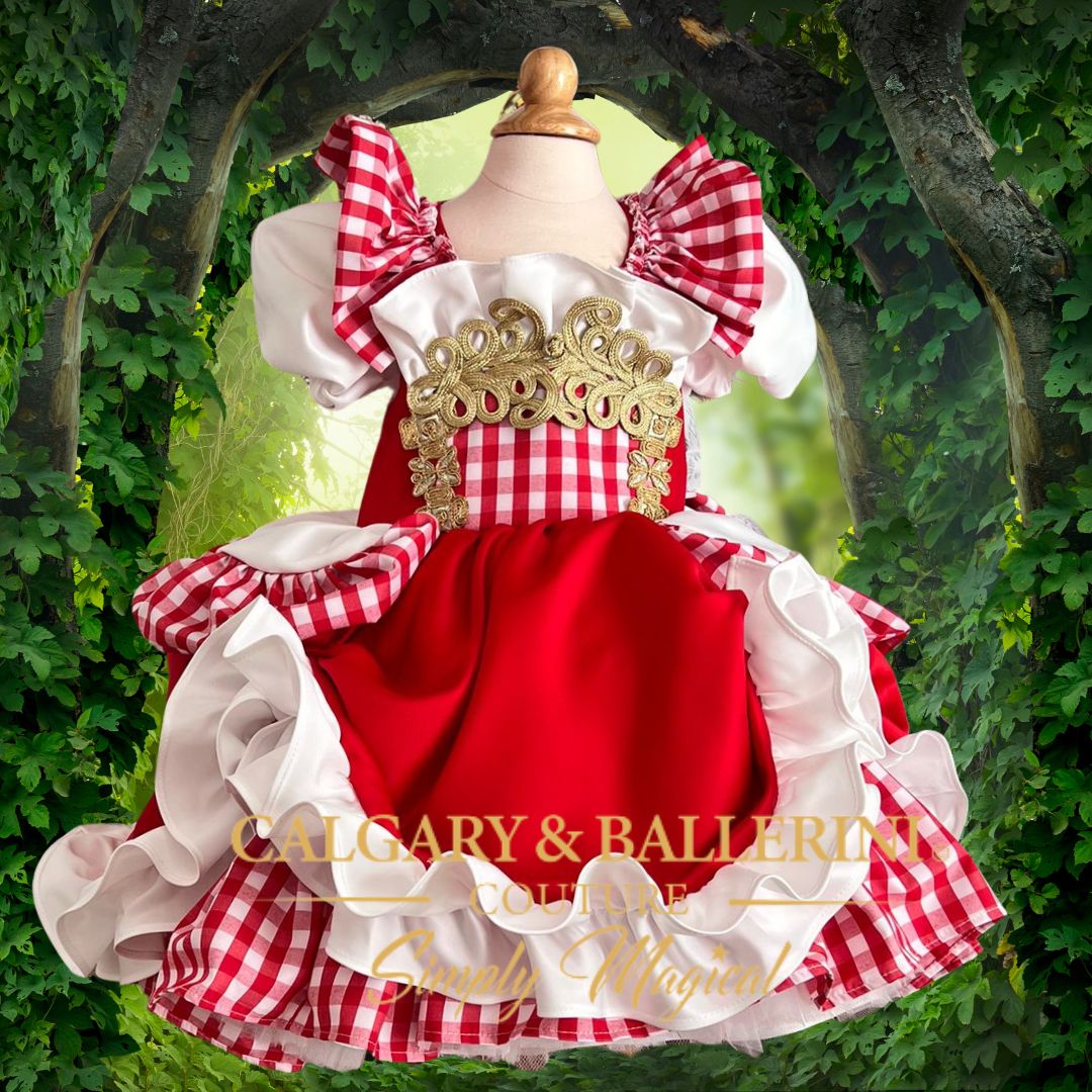 Little Red Riding Hood Costume (Ages 1–8 yrs) | Kids Couture Outfit