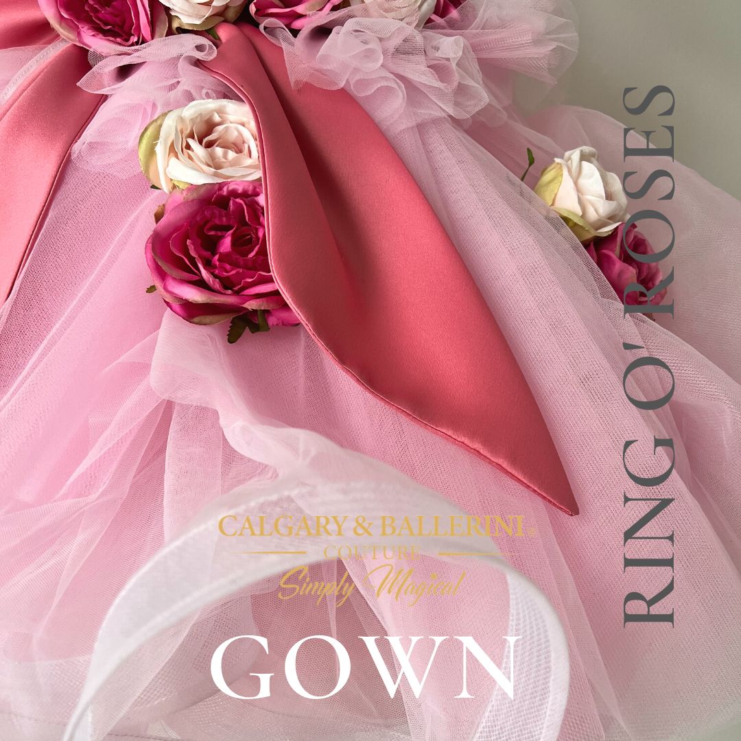 Custom Birthday Dress  |  Ring o' Roses |  Pink Birthday Dress