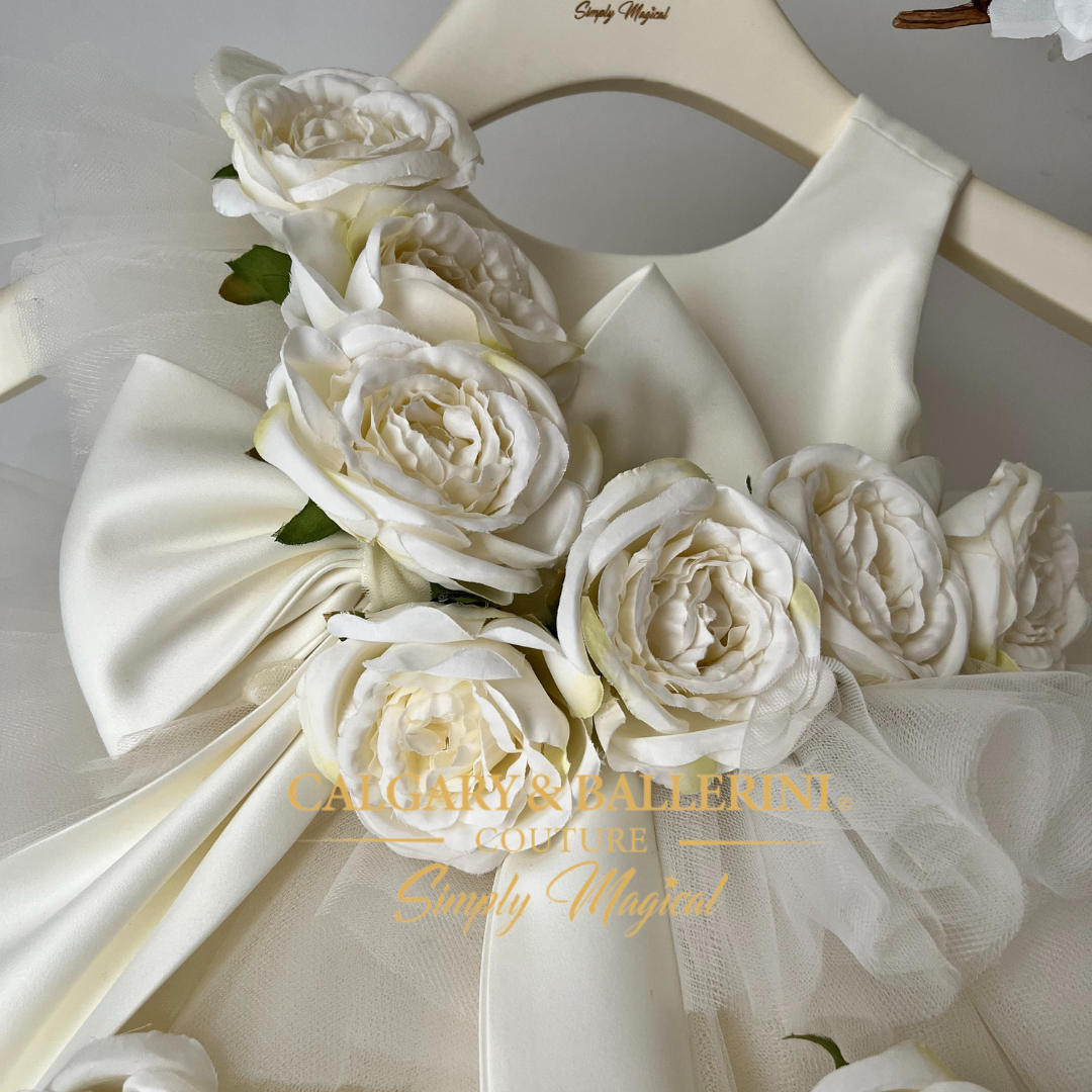 Alabaster Blossom Birthday Dress 1–4 yr