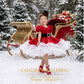 Luxury Baby Girl First Christmas Dress | Santa Holiday Dress