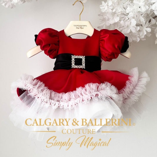 Santa Baby Couture Girls Christmas Dress