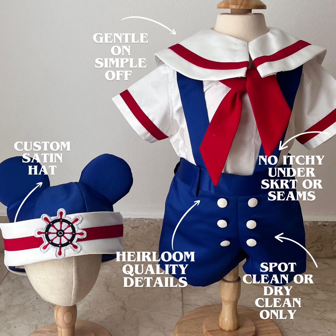 Shop Boys Luxury Cruise Outfit – Bespoke Nautical Themed Sailor Set for Family Cruise Vacations and Formal Dinner Nights, Calgary and Ballerini.