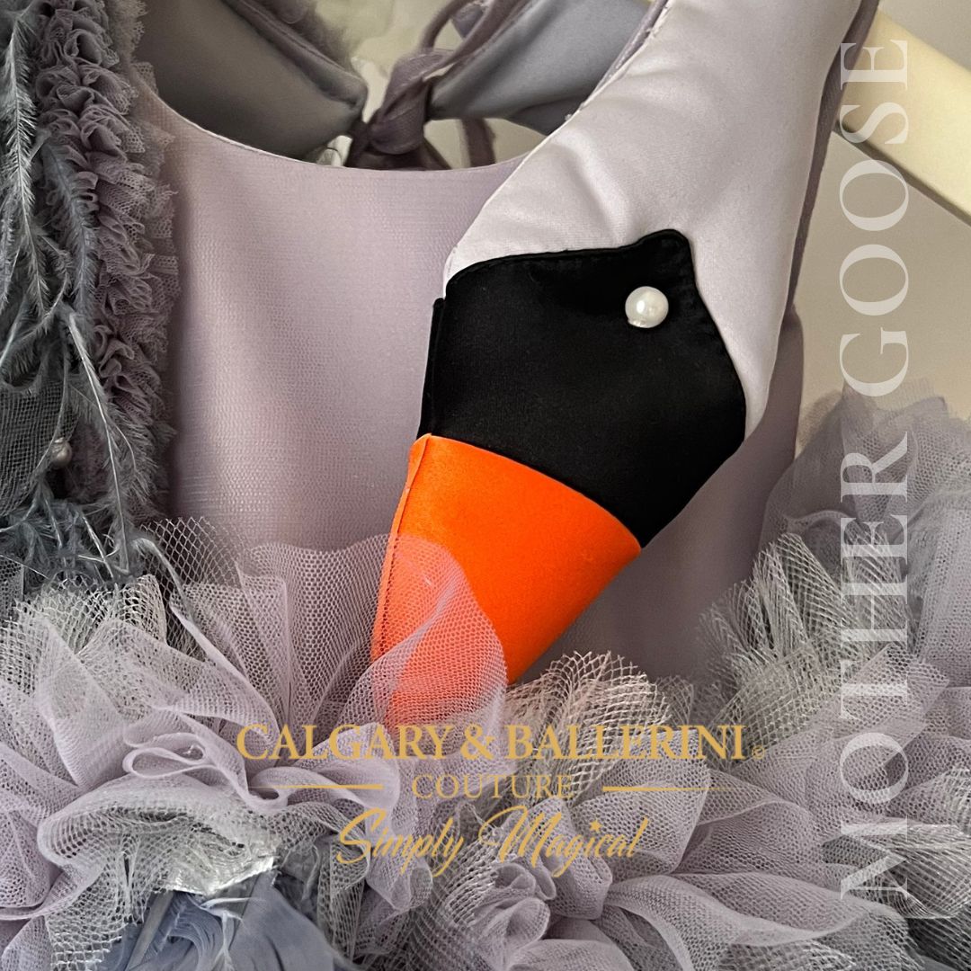 Shop One Silly Goose  birthday 1st Birthday Outfit – Bespoke Luxury Toddler Dress with Handmade Feather Skirt for Whimsical Milestone Parties, Calgary and Ballerini.
