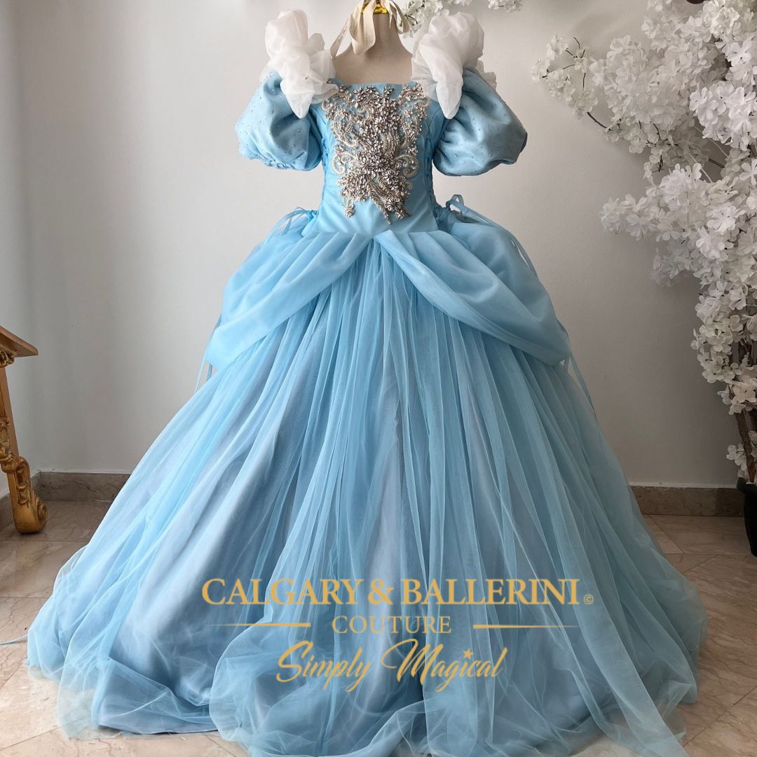 order mommy and me princess dresses blue cinderella 