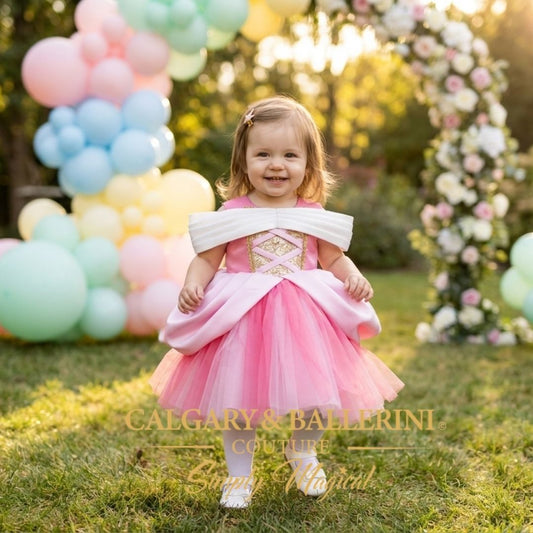 Pink Princess Dress Baby Girls