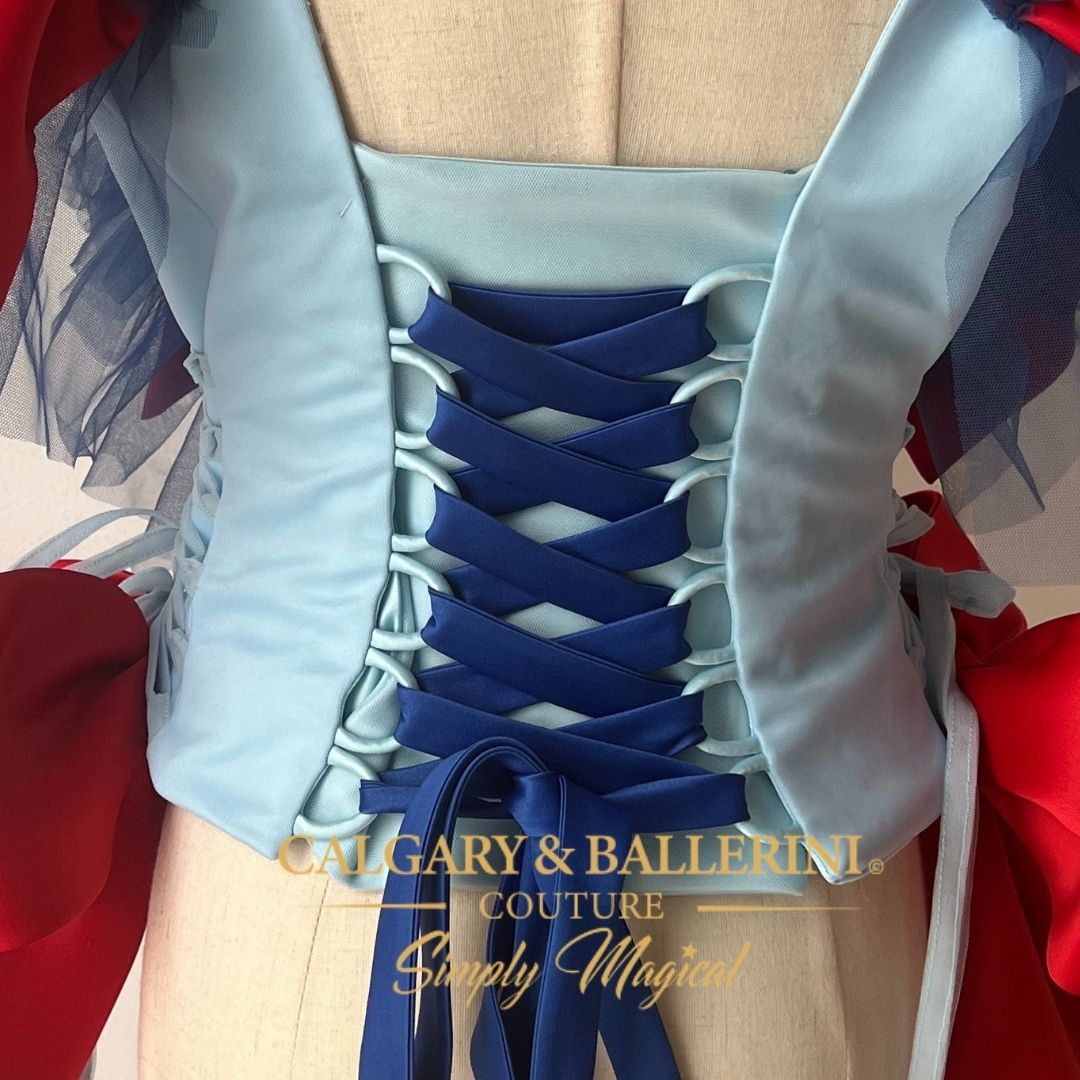 Shop Exclusive Snow White Corset Top for Mommy and Me Birthday Set – High-End Hand-Stitched Heirloom Couture for 2026 Events, Calgary and Ballerini.