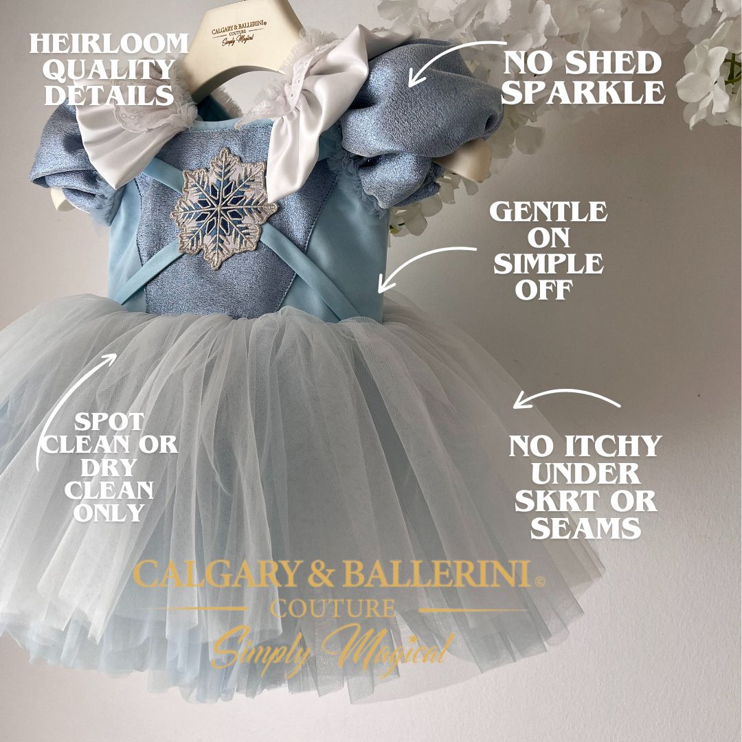 Snow Flake Princess Dress