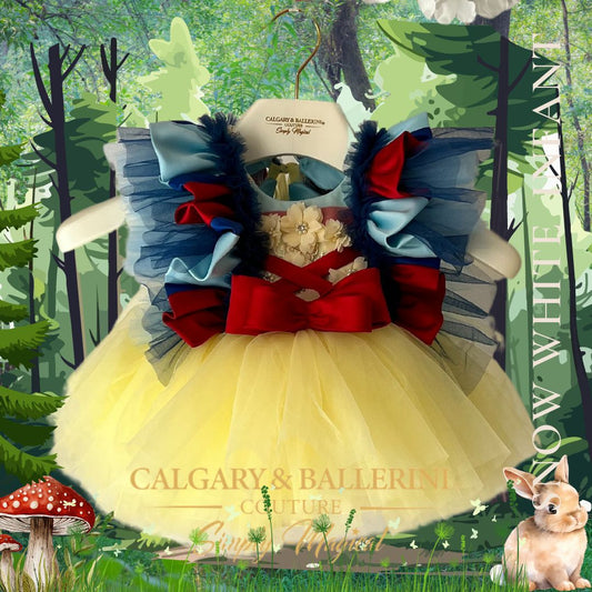Baby Princess Dress  |    First Birthday Dress  |   Infant Snow White Costume