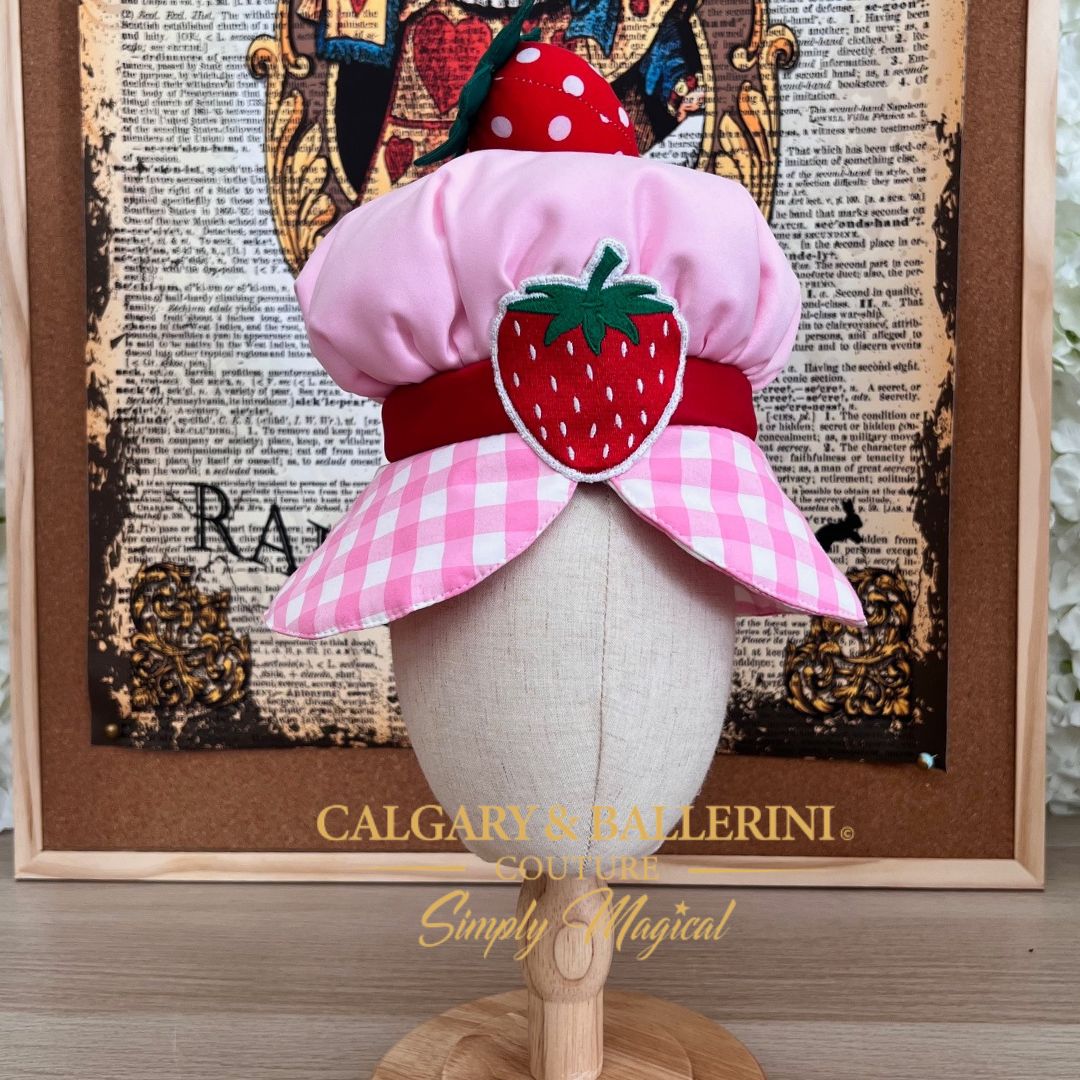 Strawberry Shortcake Bakers Hat (Ages 1–14 yrs) |  Kids Couture