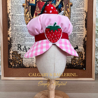 Strawberry Shortcake Bakers Hat (Ages 1–14 yrs) |  Kids Couture
