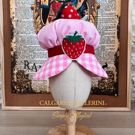 Strawberry Shortcake Bakers Hat (Ages 1–14 yrs) |  Kids Couture