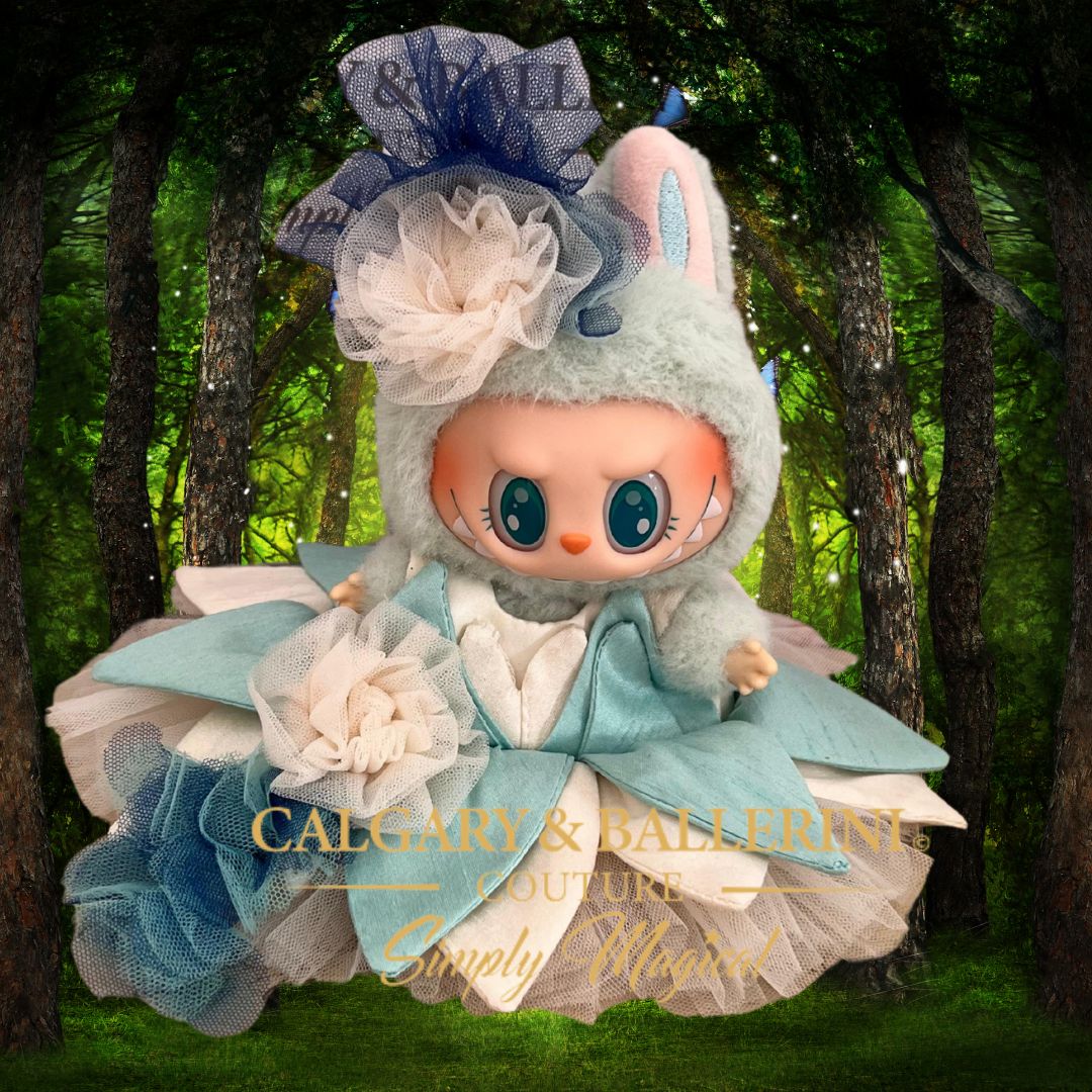 Frog Princess Couture Gown for Labubu