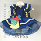 Ocean Birthday Dress for Kids - Starfish and Clam Details
