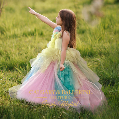 Birthday Dress (Ages 6M–8Y) | Kids Unicorn Fairytale & Party Hat